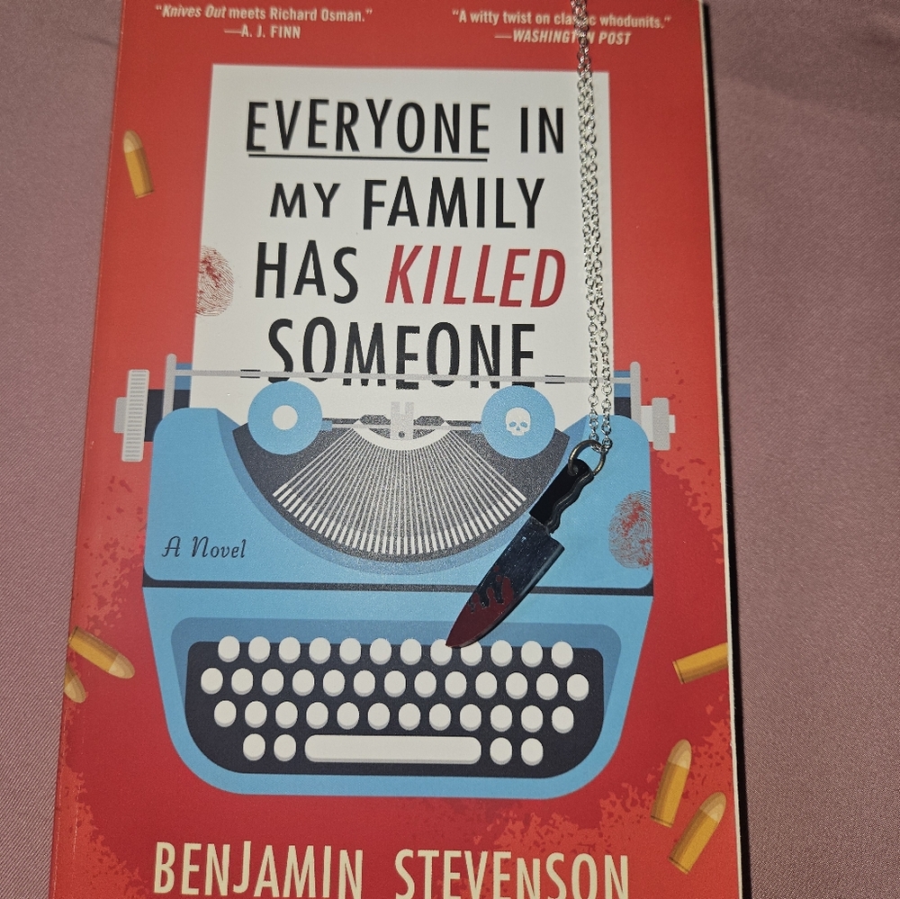Everyone In My Family Book with Knife Necklace - Picture 4 of 4